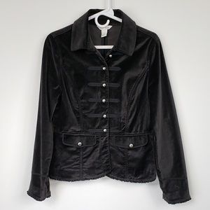 WHBM | Black Velvet Blazer